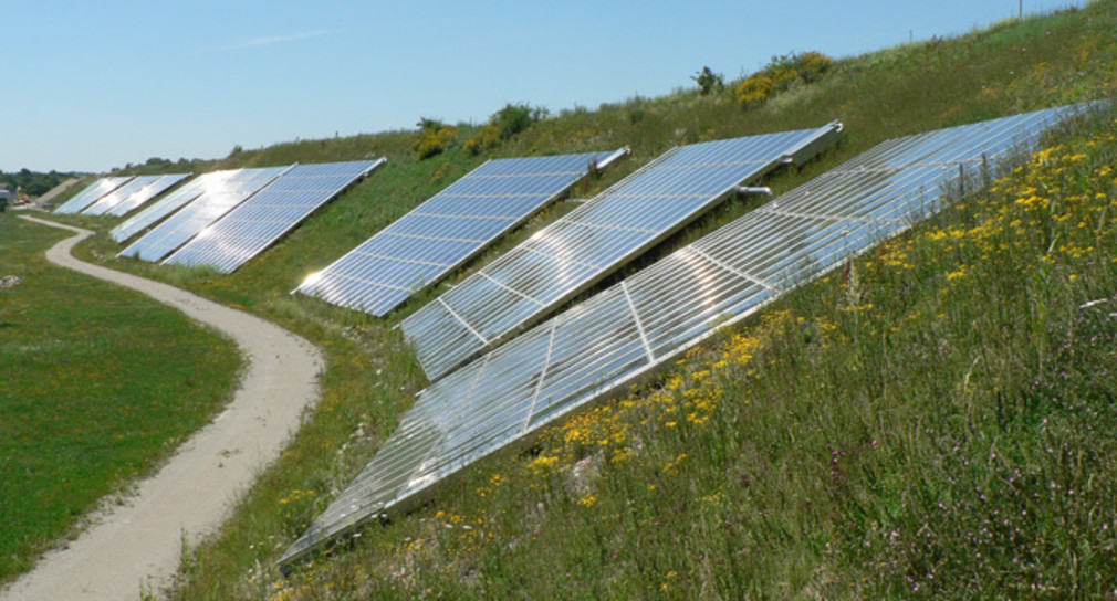 Solarthermieanlage (Foto: B. Lorinser/Umweltministerium Baden-Württemberg)
