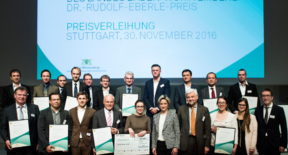 Die Preisträger des Landes-Innovationspreises 2016 (Foto: Tom Maurer)