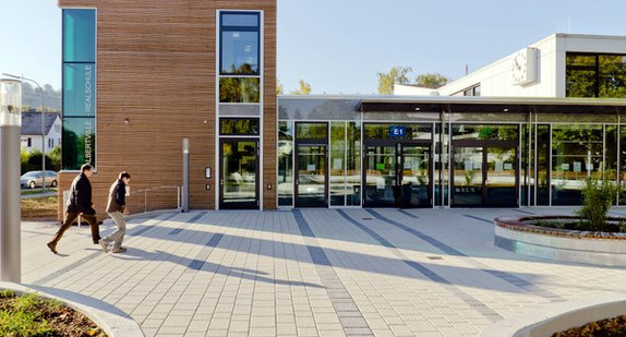 Schulgebäude der Albertville-Realschule in Winnenden (Foto: dpa)