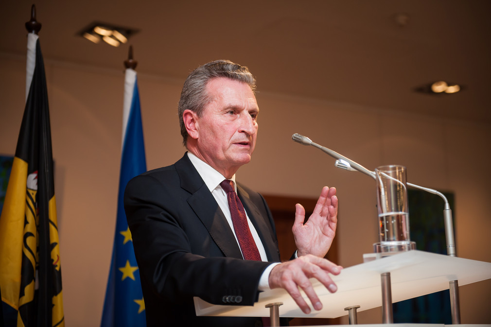 Günther Oettinger, EU-Kommissar für Haushalt und Personal (Foto: © Vertretung des Landes Baden-Württemberg bei der Europäischen Union/FKPH)