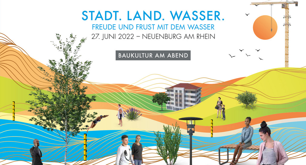 Titelbild Flyer "Baukultur am Abend" am 27. Juni 2022 in Neuenburg am Rhein
