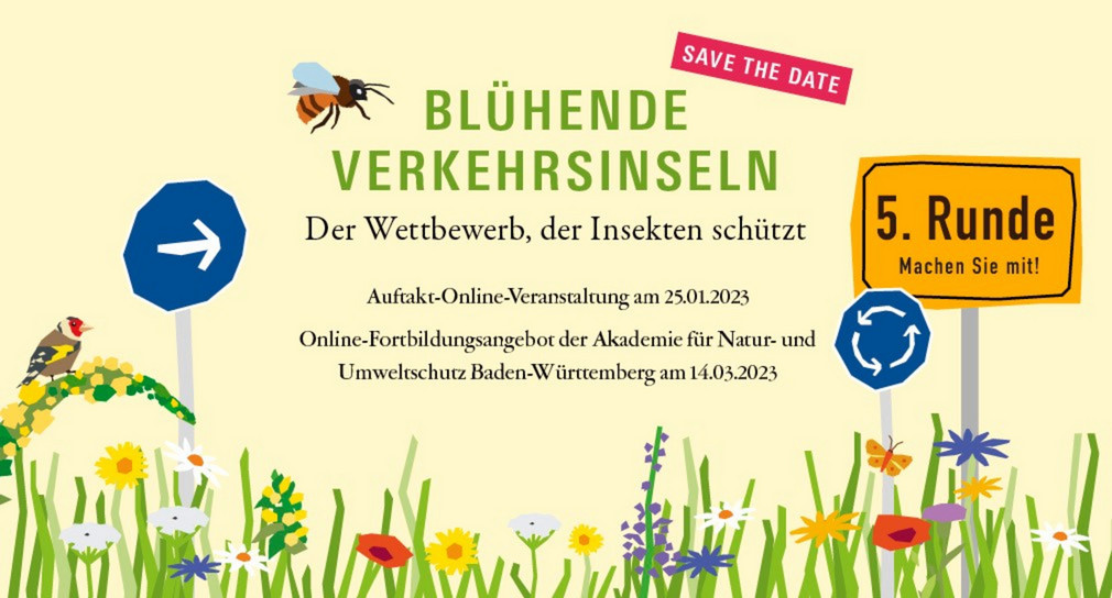 Ökologie Wettbewerb „Blühende Verkehrsinseln“ geht in die fünfte Runde