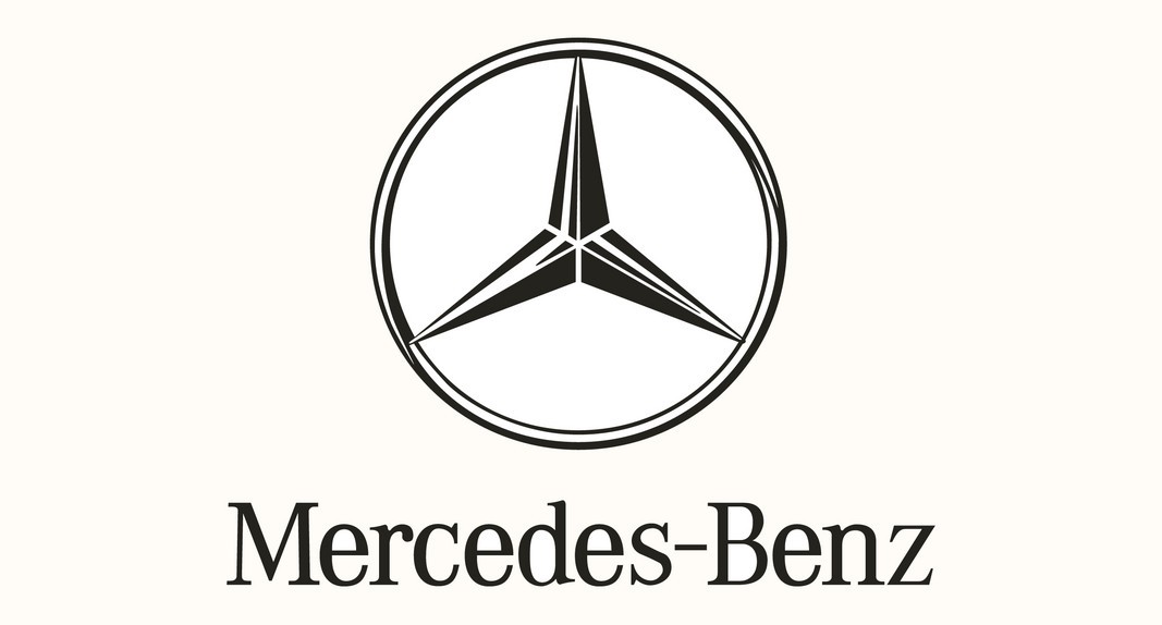 Das Logo von Mercedes-Benz.