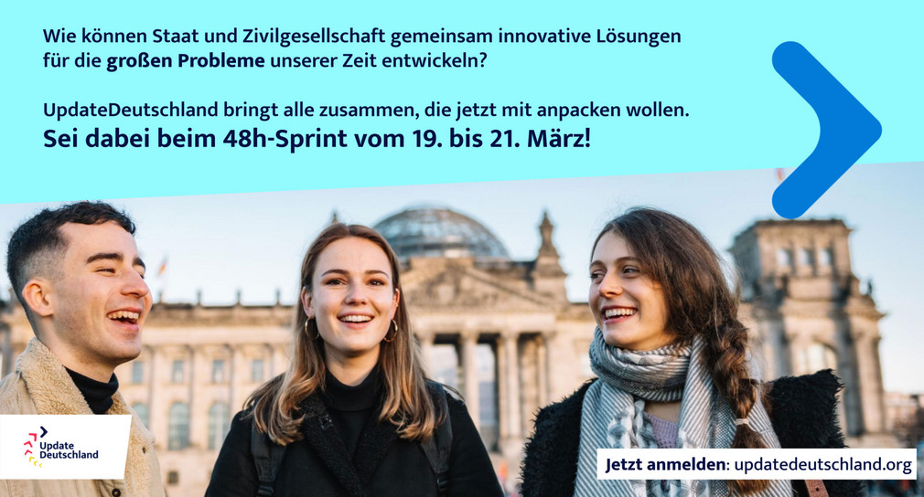 Zukunftslabor Bürgerbeteiligungsprojekt „UpdateDeutschland“ gestartet
