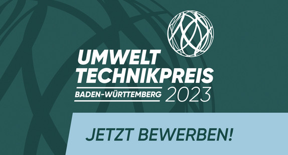 Umwelttechnikpreis 2023: Jetzt bewerben!