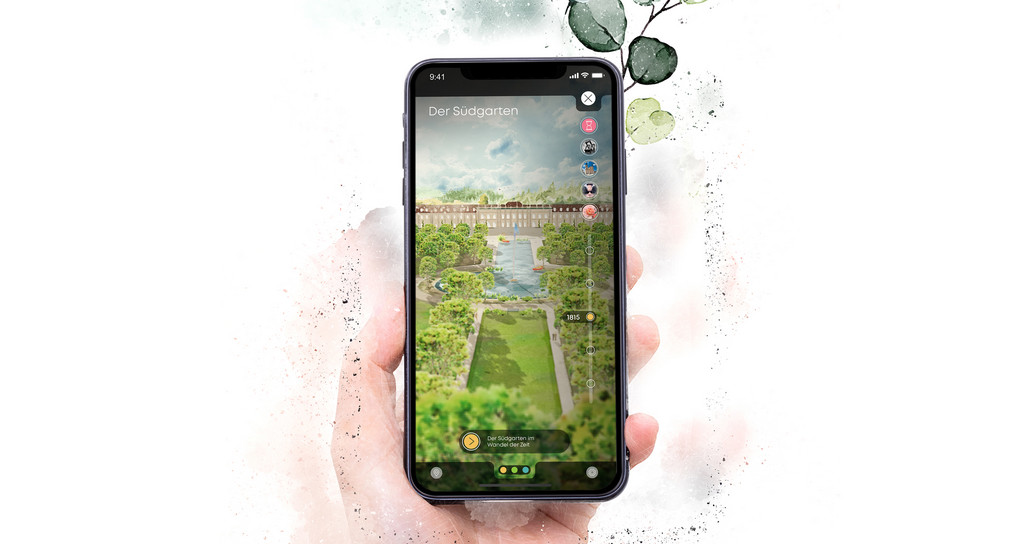 Neue App „BlüBa Rundgang“ macht digitalen Rundgang durchs Blühende Barock Ludwigsburg möglich.