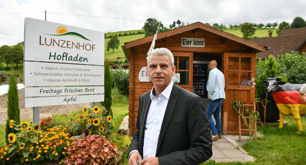 Besuch des Ferienbauernhof Lunzenhof in Oberharmersbach im Schwarzwald am 2. August 2021 im Rahmen der Tourismus-Sommerreise