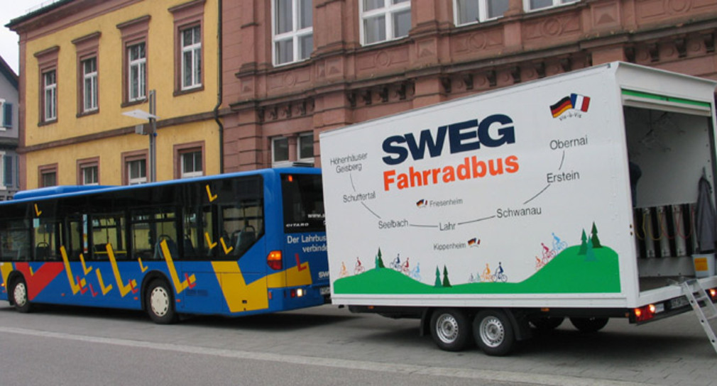 Fahrradbus der SWEG Südwestdeutsche Verkehrs-AG