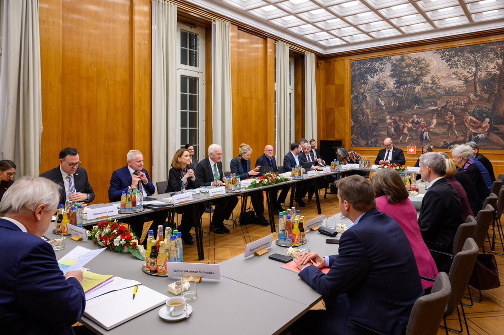 Austausch zwischen Regierungsmitgliedern aus Baden-Württemberg und den Schweizer Grenzkantonen