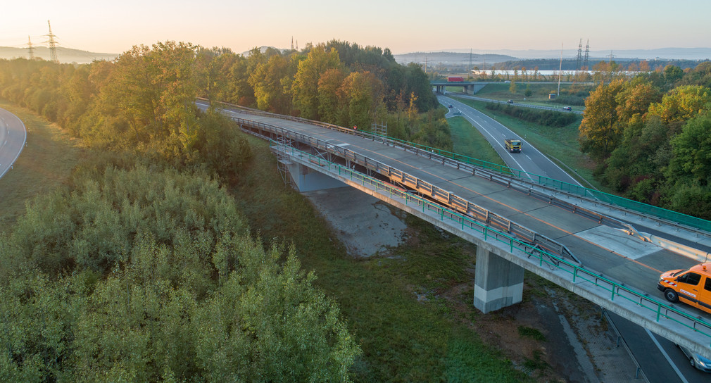 Fly-Over-Rampe A81 Singen (Foto: © Ministerium für Verkehr BW/ Andreas Rautter)