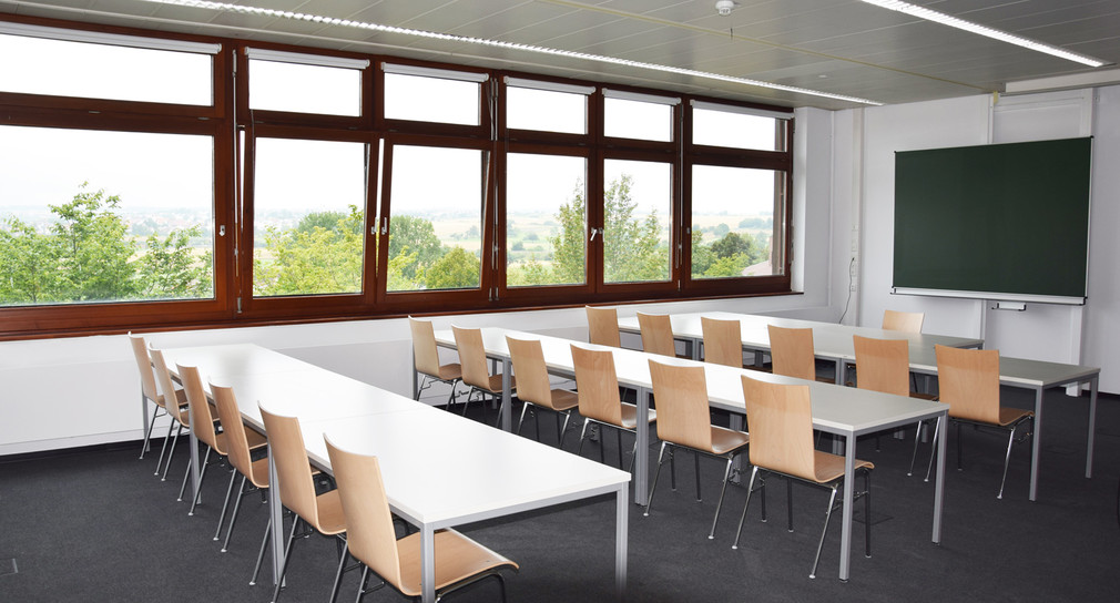 Blick in ein Klassenzimmer des neuen Ausbildungsstandortes Herrenberg