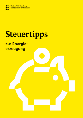 Steuertipps zur Energieerzeugung