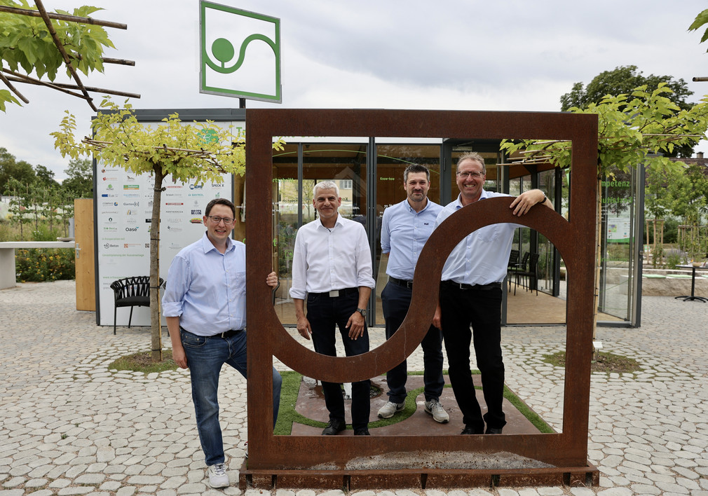 Gruppenbild auf dem Gelände der Landesgartenschau