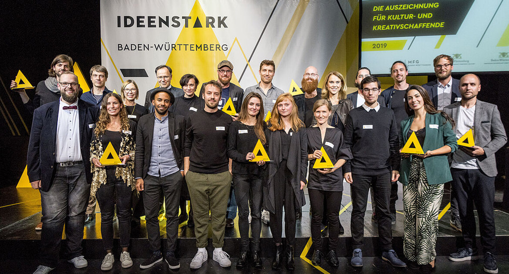 IDEENSTARK-Preisverleihung 2019. (Bild: David Mathiessen / Medien- und Filmgesellschaft Baden-Württemberg)