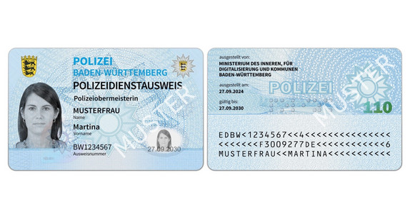 Der neue Polizeidienstausweis
