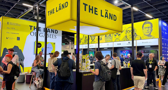 Landesstand „THE LÄND of Games“ auf der Gamescom 2026