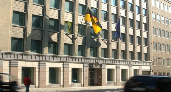 Außenansicht der Vertretung des Landes Baden-Württemberg bei der Europäischen Union in Brüssel