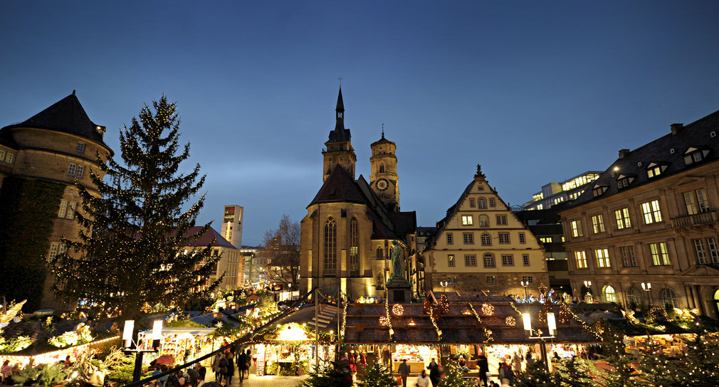 Stuttgarter Weihnachtsmarkt (Foto: © dpa)