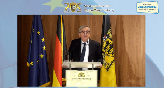 Jean-Claude Juncker hält die „Stuttgarter Rede zu Europa“