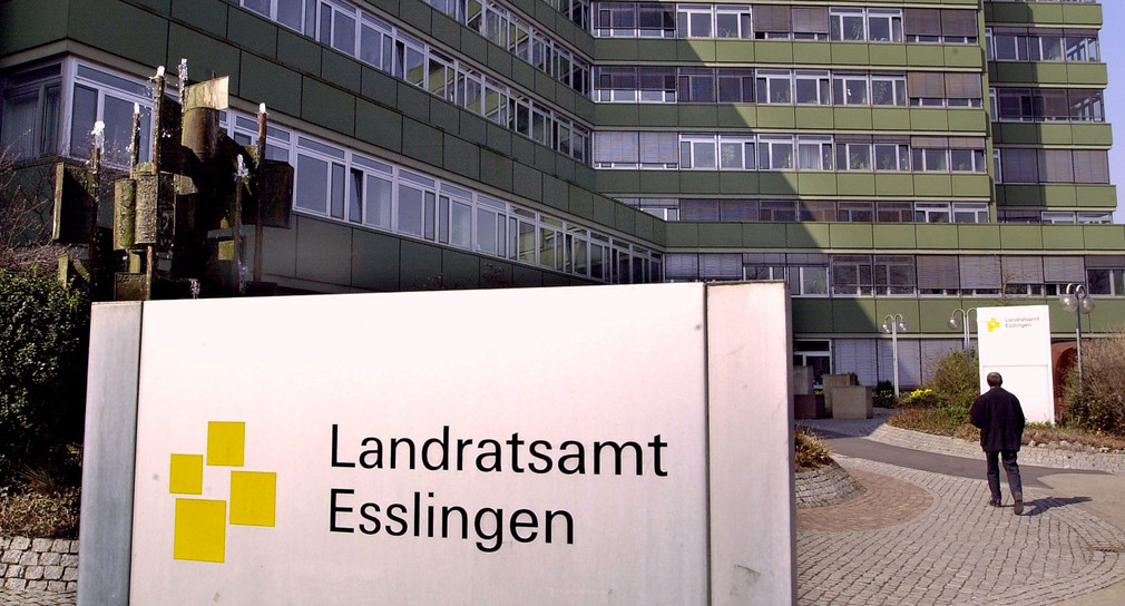 Das Landratsamt in Esslingen. Foto: dpa