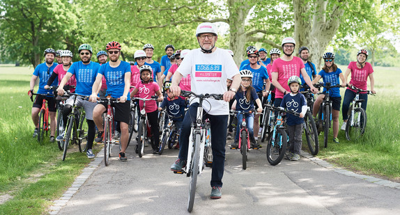 Verkehrsminister Winfried Hermann ruft zur RadCHAELLENGE auf (Quelle: Corinna Spitzbarth/Ministerium für Verkehr BW)