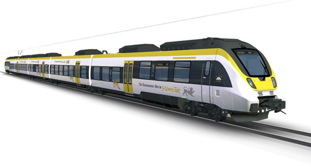 Zug mit neuem Landesdesign (Quelle: Bombardier Transportation GmbH)