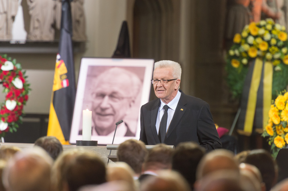 Trauerrede von Ministerpräsident Winfried Kretschmann.