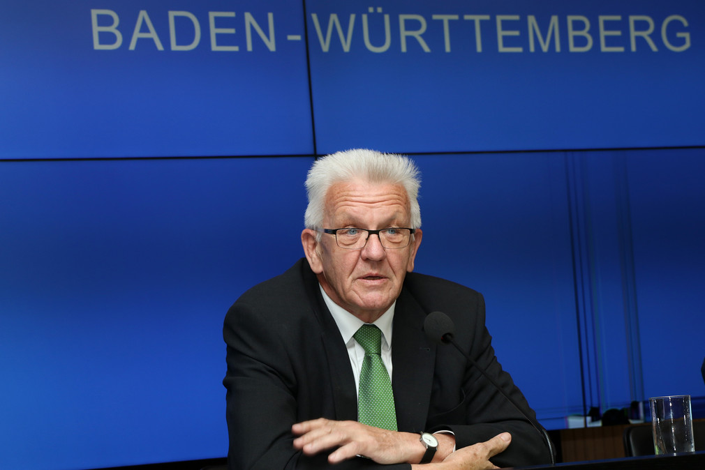 Ministerpräsident Winfried Kretschmann 
