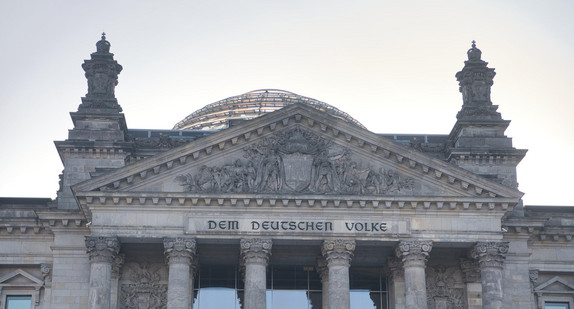Das Reichstagsgebäude in Berlin.