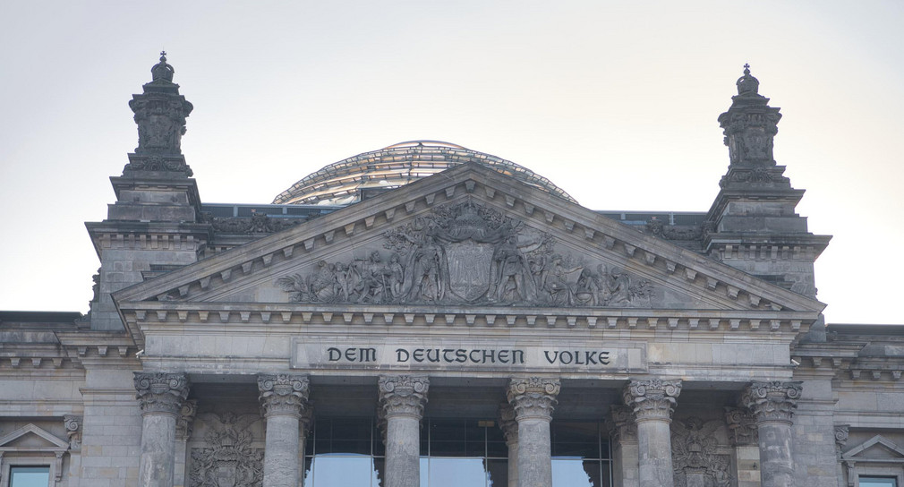 Das Reichstagsgebäude in Berlin.