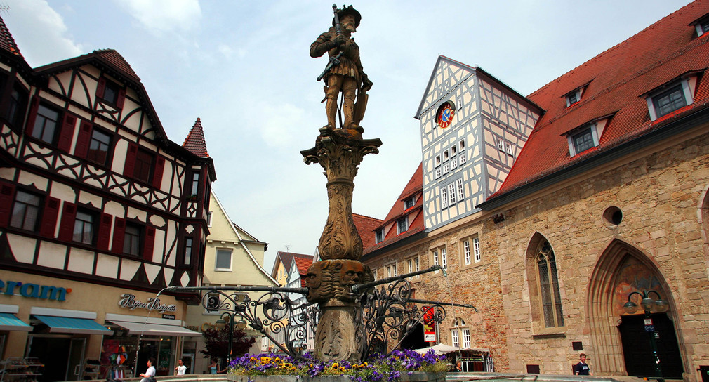 Marktplatz in Reutlingen (Foto: © dpa)