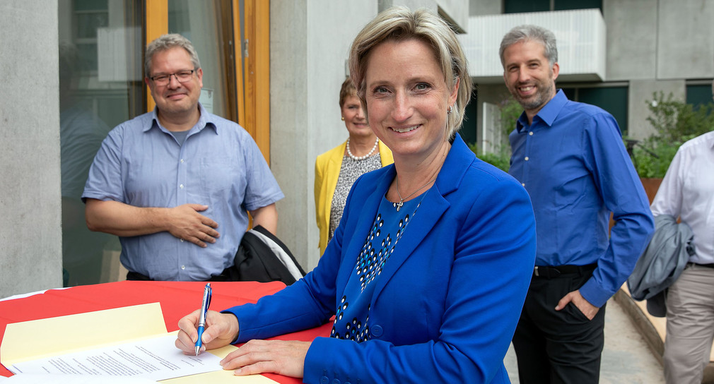 Sommerreise Ministerin Dr. Nicole Hoffmeister-Kraut Wohnraumoffensive (Bild: Wirtschaftsministerium Baden-Württemberg)