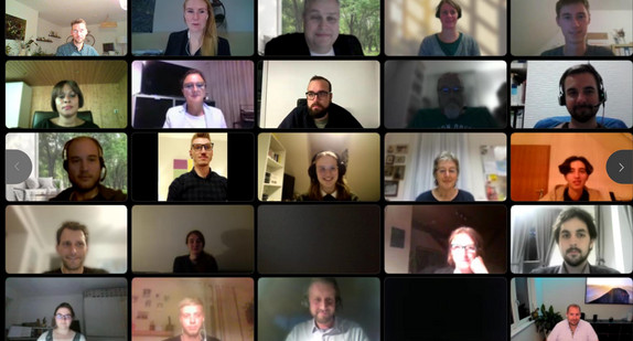 Screenshot der virtuellen Sitzung zum Start des Bürgerforums Strategiedialog Landwirtschaft