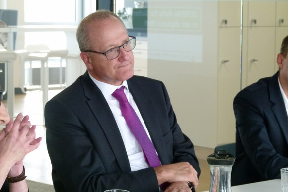 Besuch der Firma DEKRA in Stuttgart im Rahmen der arbeitsmarktpolitischen Reise am 17. Mai 2018. 