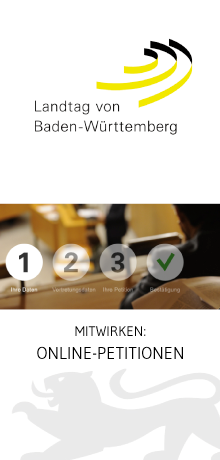 Landtag von Baden-Württemberg - Petitionen