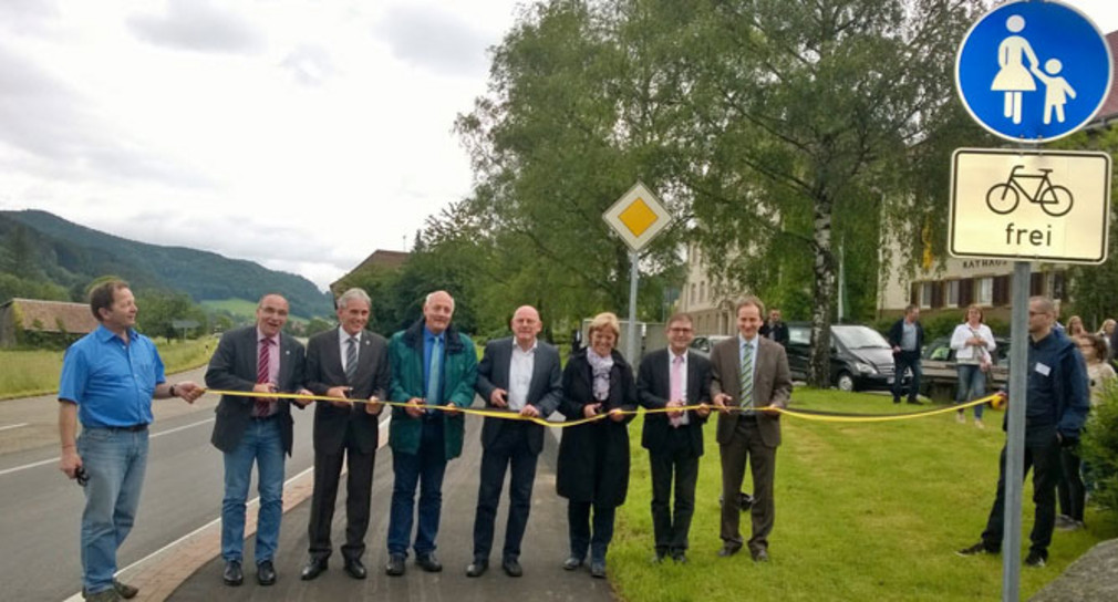 Eröffnung des Radwegs im Prechtal am 13. Juni 2016