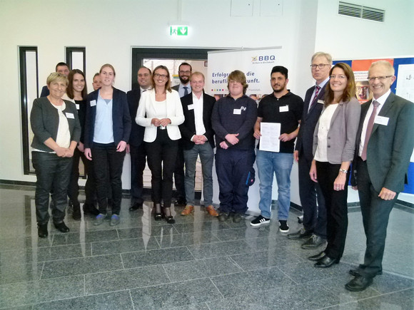 Besuch der BBQ gGmbH in Ludwigsburg im Rahmen der arbeitsmarktpolitischen Reise am 17. Mai 2018. 