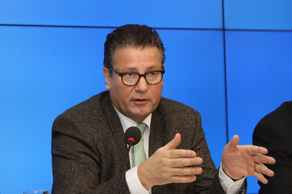 PRESSEKONFERENZ Entwicklung der Luftqualität und Förderung von Bio-Musterregionen Landwirtschaftsminister Peter Hauk (Bild: © Staatsministerium Baden-Württemberg)