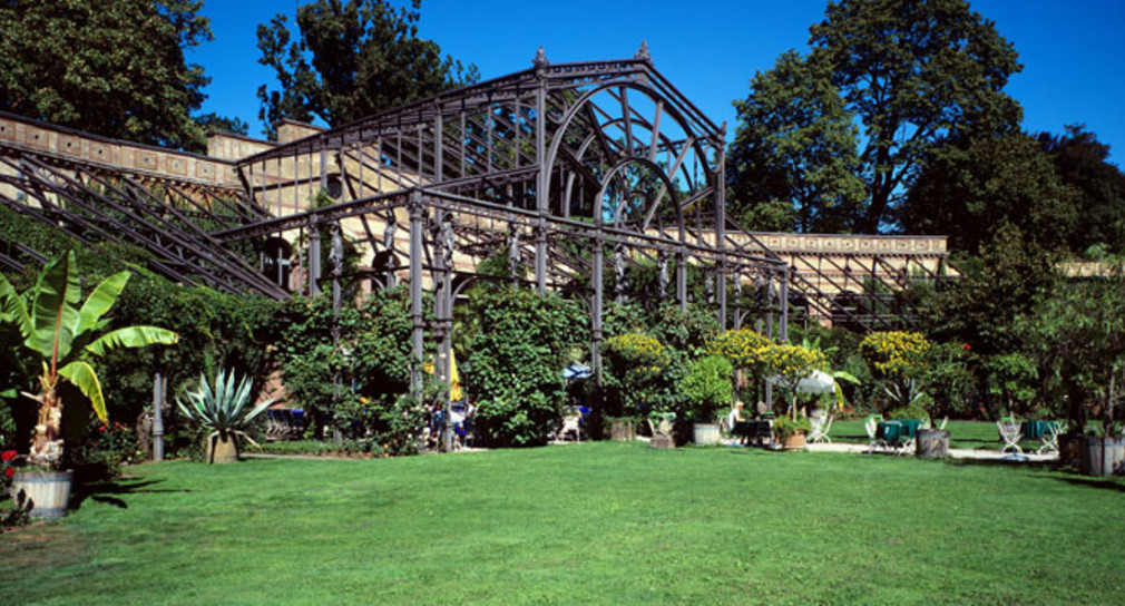 Der ehemalige Wintergarten im Botanischen Garten Karlsruhe (Bild: © Landesmedienzentrum BW).