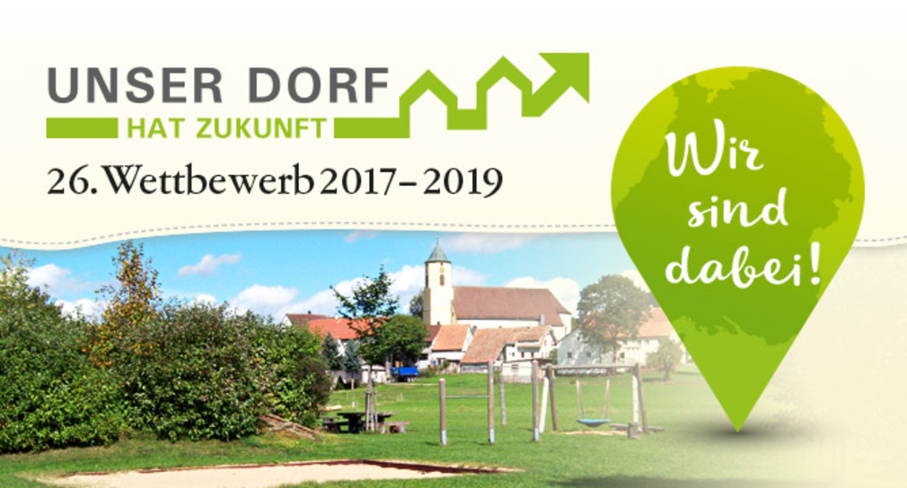 Banner Wettbewerb Unser Dorf hat Zukunfts 2017-2019