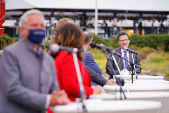Christoph Unger, Präsident des Bundesamts für Bevölkerungsschutz und Katastrophenhilfe (BKK) war ebenfalls in Mannheim zu Gast.