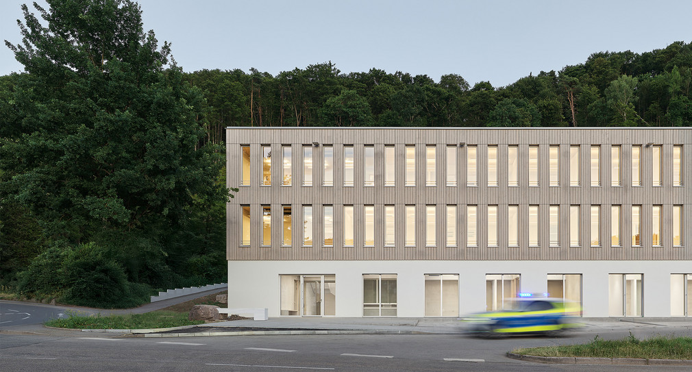 Außenansicht Polizeireviers in Horb am Neckar