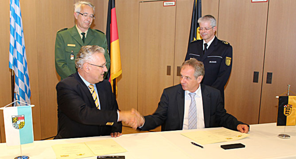 Unterzeichnung der Kooperationsvereinbarung Bayern und Baden-Württemberg
