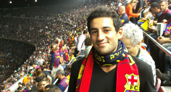Der Student Kevin Engist hat ein Auslandssemester in Barcelona absolviert.