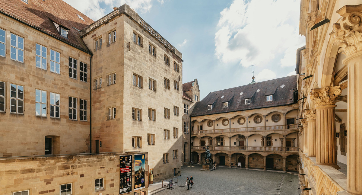 Der Innenhof des Altes Schlosses.