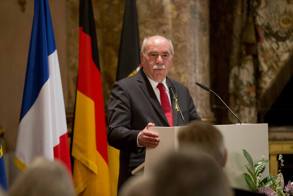 Ivo Gönner bei seiner Ansprache