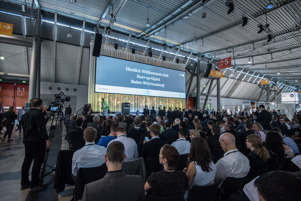 Start Up Gipfel der Landesregierung auf der Landesmesse Stuttgart