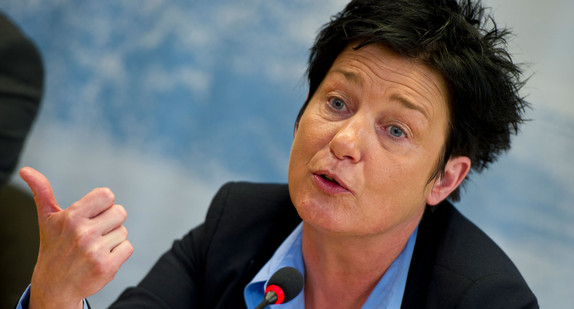 Katrin Altpeter, Ministerin für Arbeit und Sozialordnung, Familie, Frauen und Senioren (Bild: © dpa).