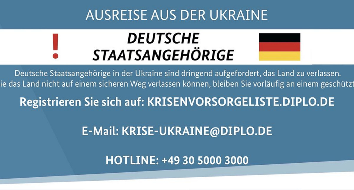 Auswärtiges Amt Aktuelle Situation in der Ukraine