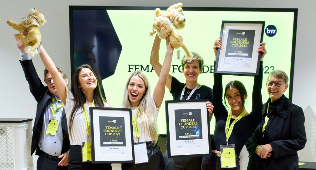 Startup BW „Wasser ohne Mikroplastik“ gewinnt Female Founders Cup